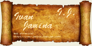 Ivan Jamina vizit kartica